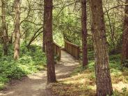 Trails lining Chehalem Glenn Golf Course