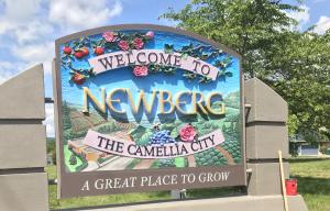 City of Newberg sign