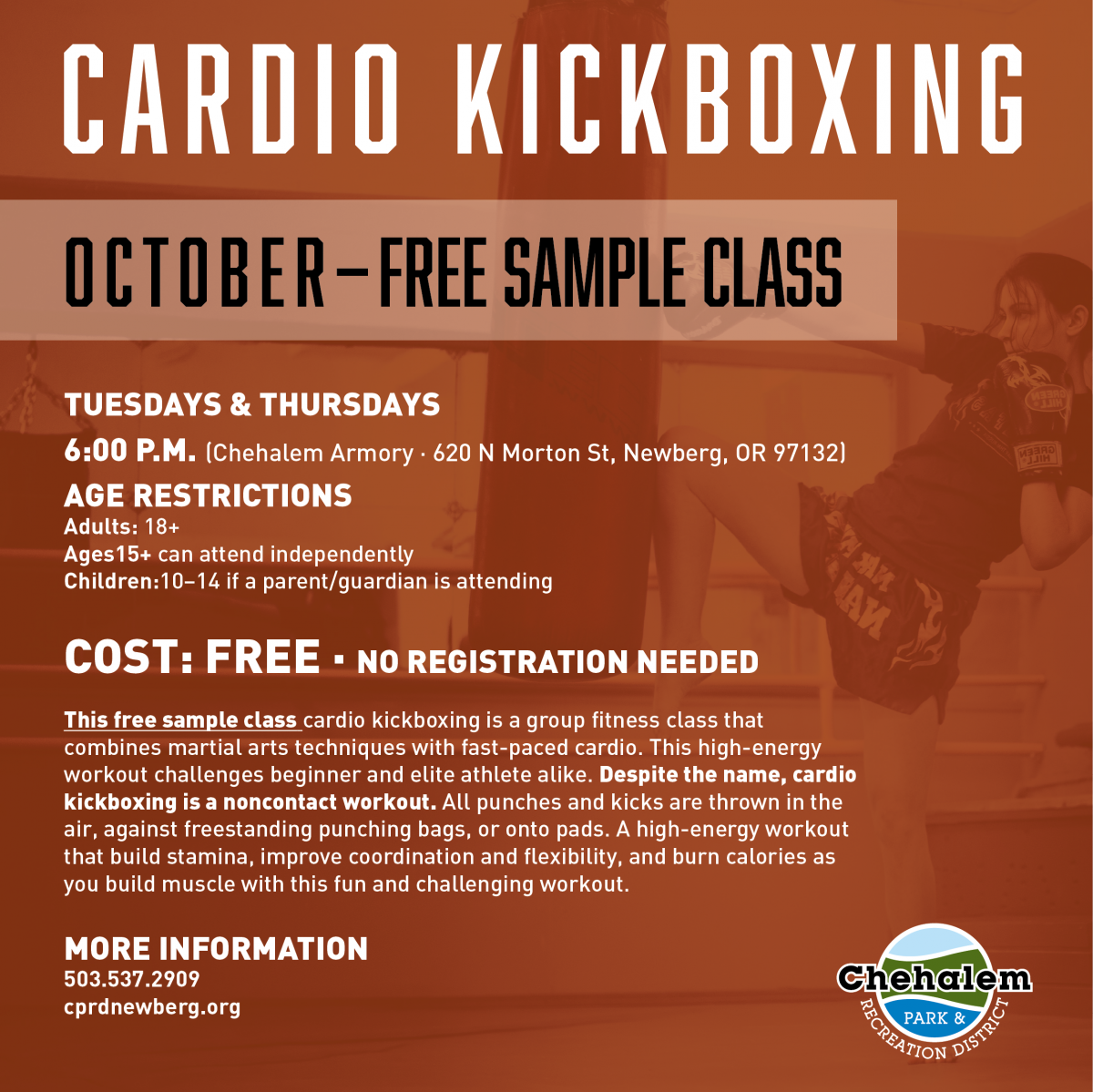 Free kickboxing 2025 class