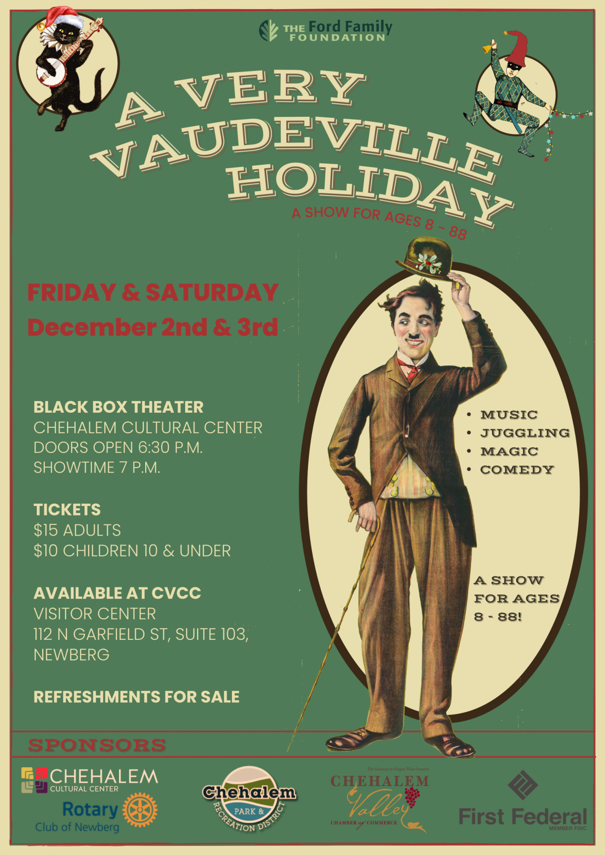 Vaudeville Holiday poster