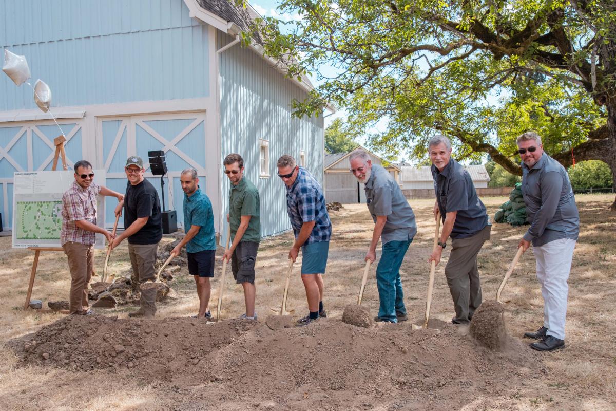 Sander Estate groundbreaking