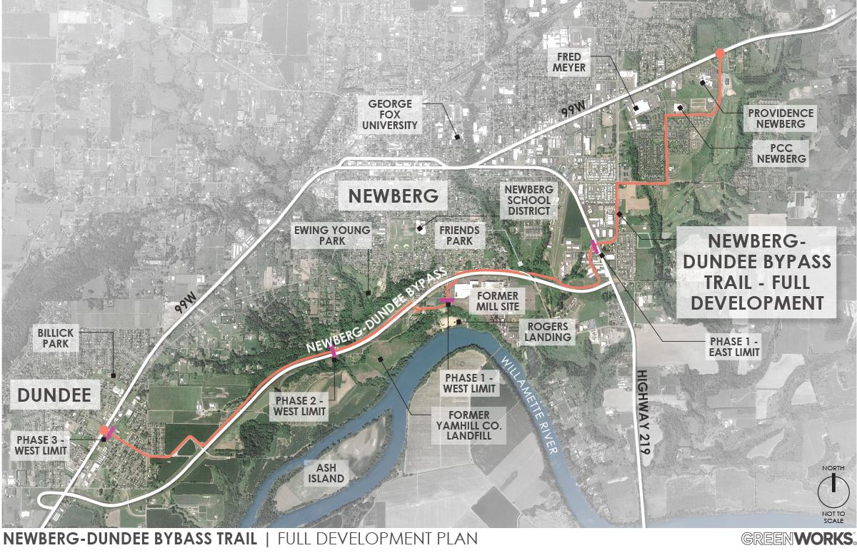 Newberg Dundee Trail Map