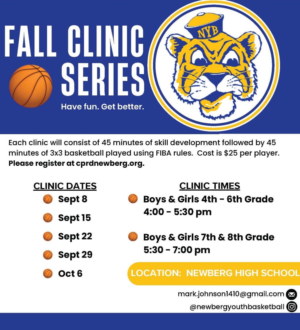 NYB Fall Clinic Series