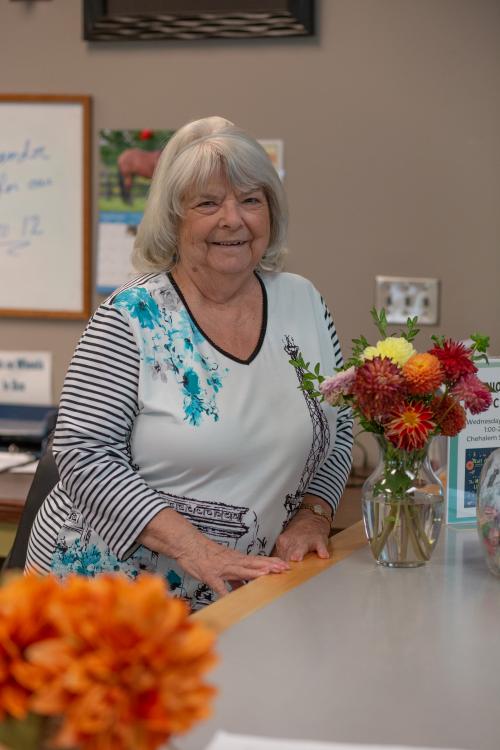 Volunteer Spotlight Sharon O'Malley, Chehalem Senior Center Chehalem